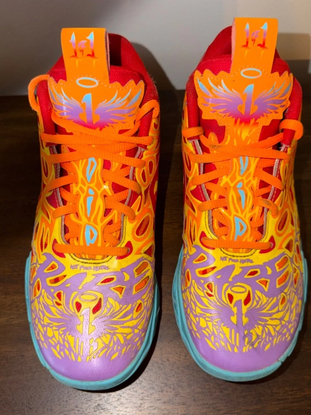 PUMA MB.04 “Phoenix” LaMelo Ball Basketball Shoes – Size 5.5 “Not From Here”